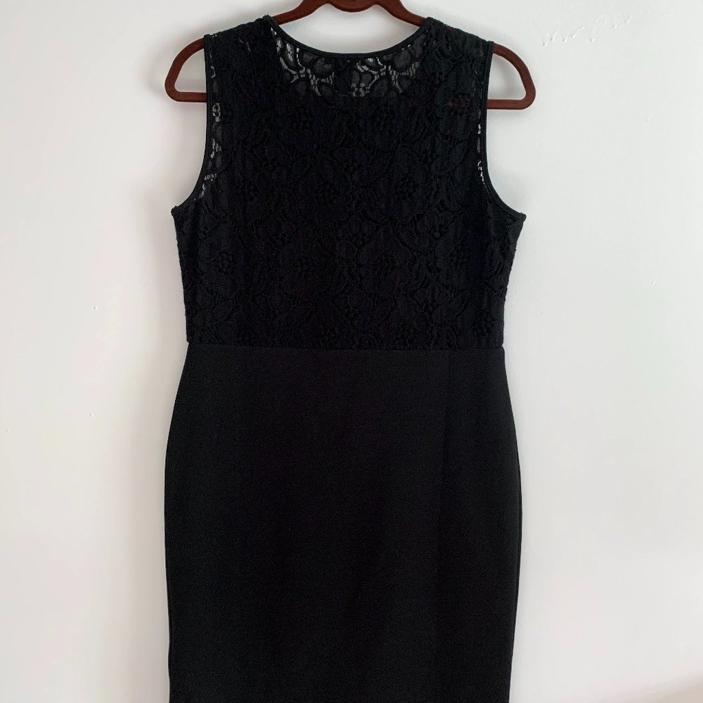 H&M Black Dress w/ Lace Back Detail (medium) - Picture 2 of 2